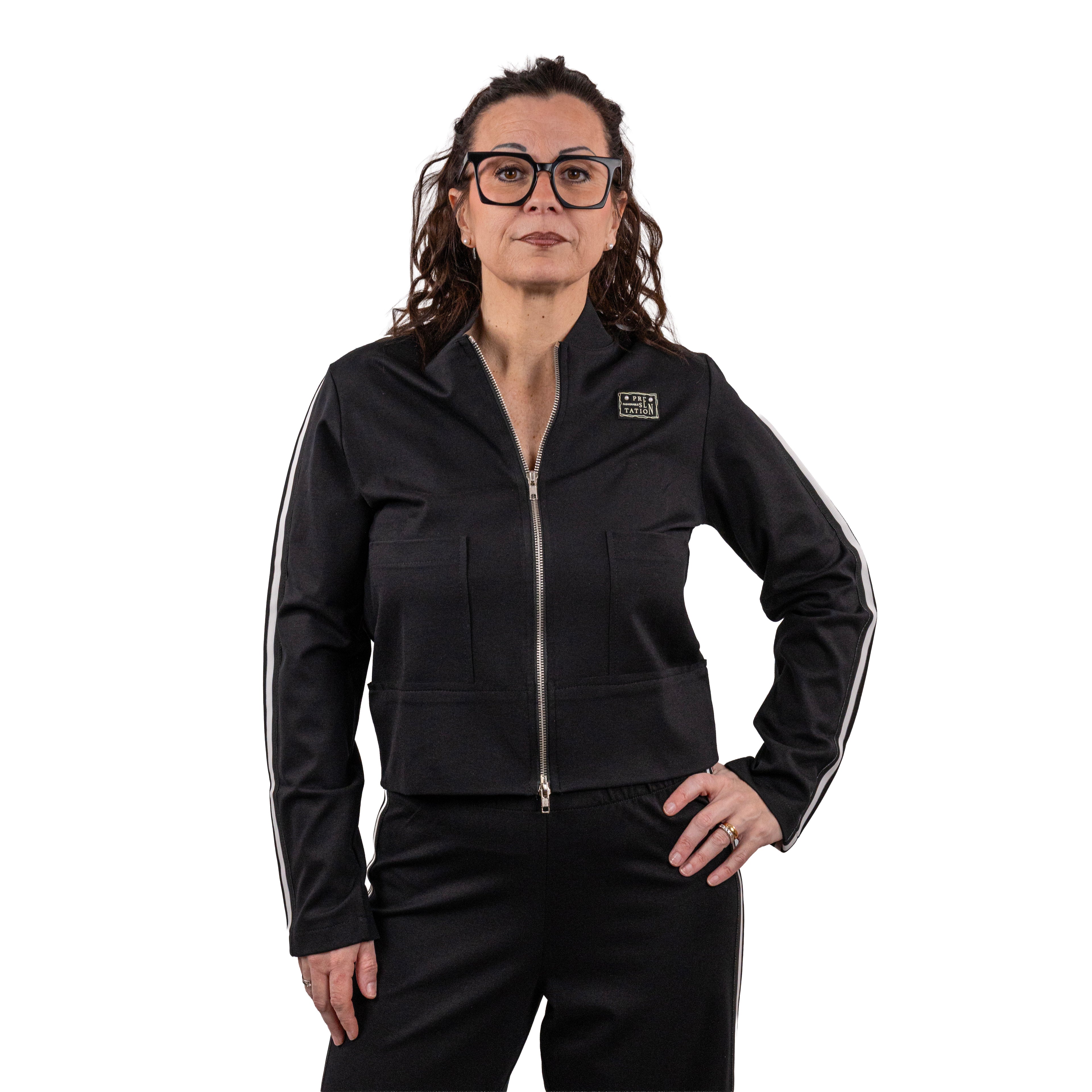 Elisabetta Minelli con Cerniera Felpa