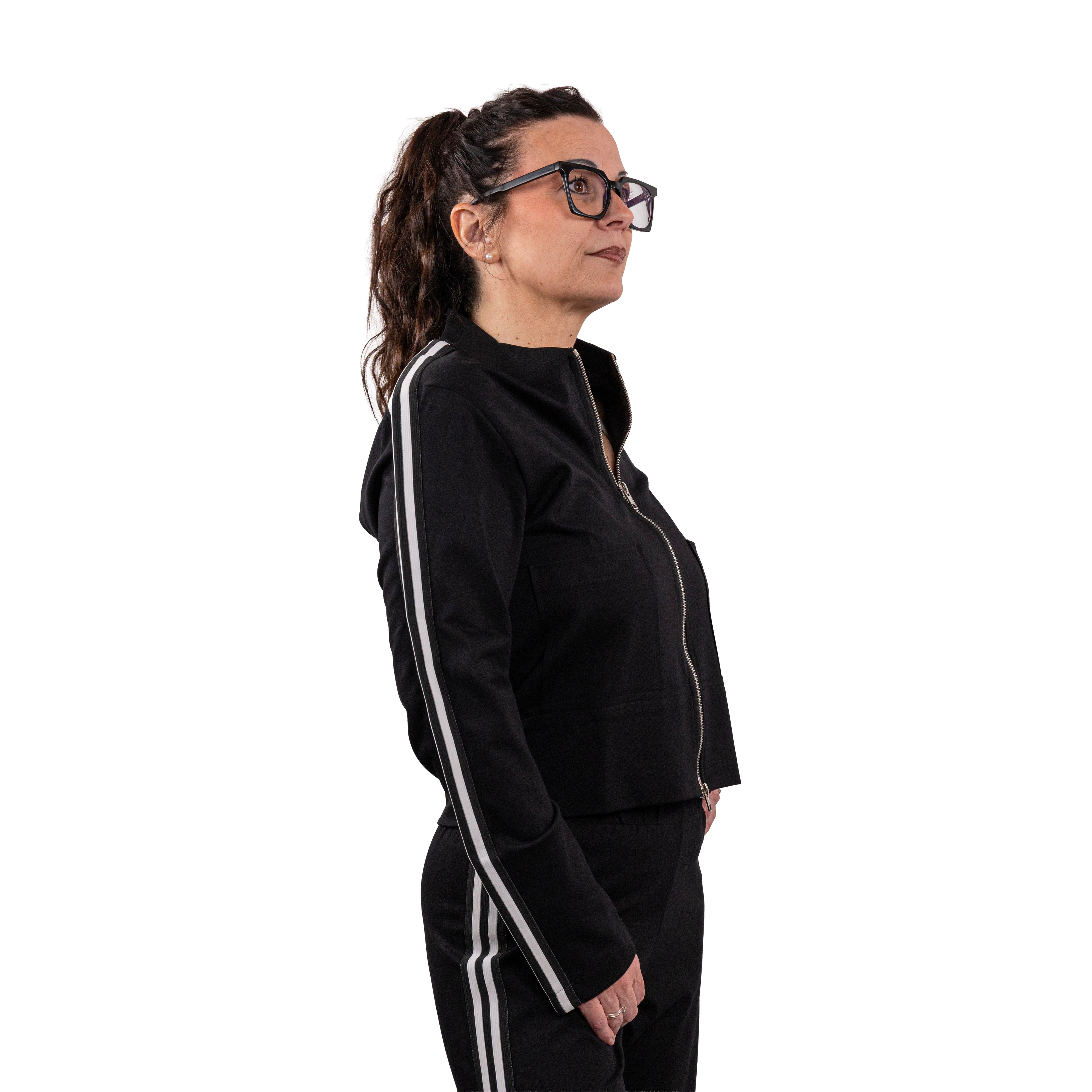 Elisabetta Minelli con Cerniera Felpa