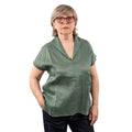 Anis Maglia con Colletto e Scollo a V Smanicata