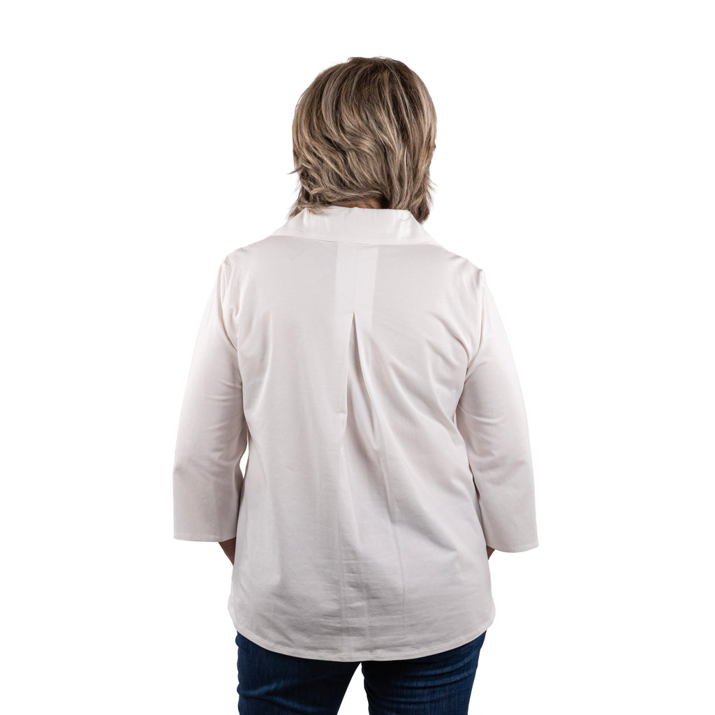 Anis Polo M3/4 con Ricamo