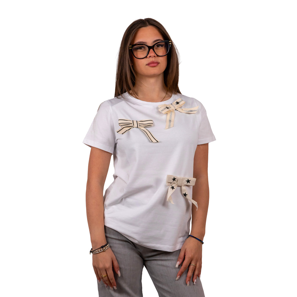 MAGLIA ELISABETTA MINELLI CON FIOCCHI