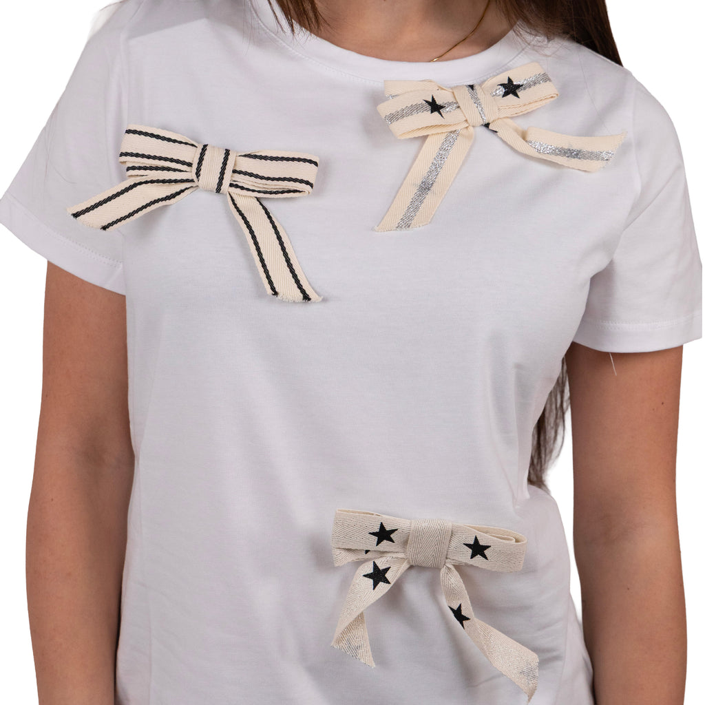 MAGLIA ELISABETTA MINELLI CON FIOCCHI