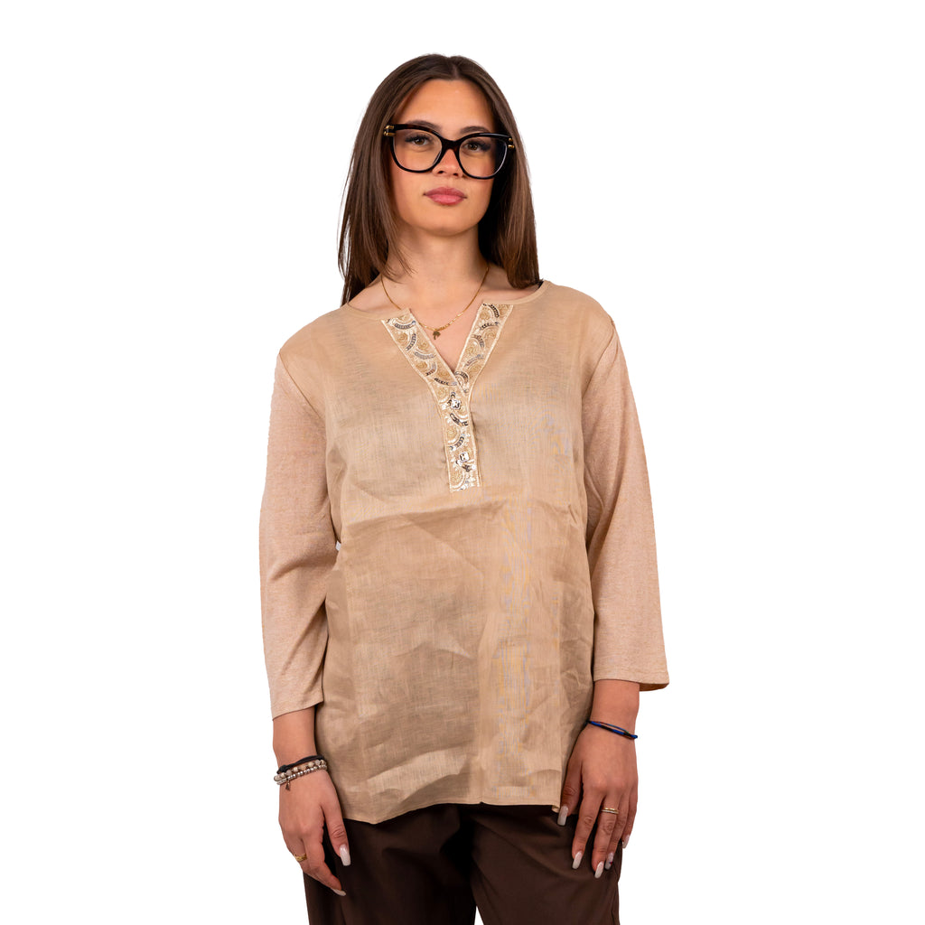 Blusa in lino