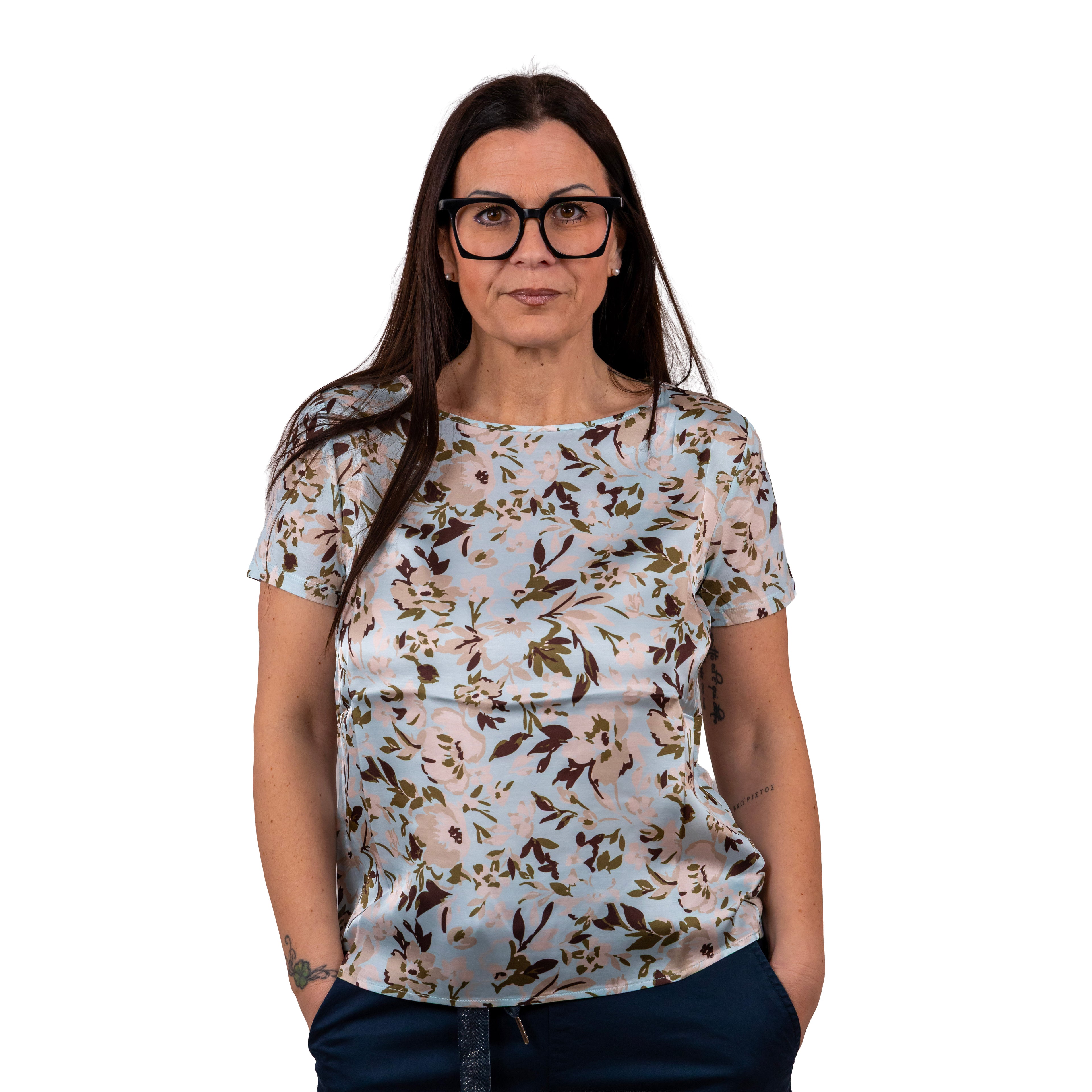 Anis Blusa M/M Stampa Fiore Tappestry