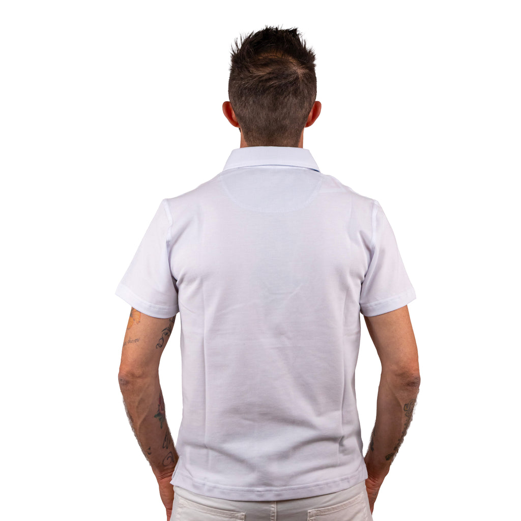 Maglia con colletto a camicia