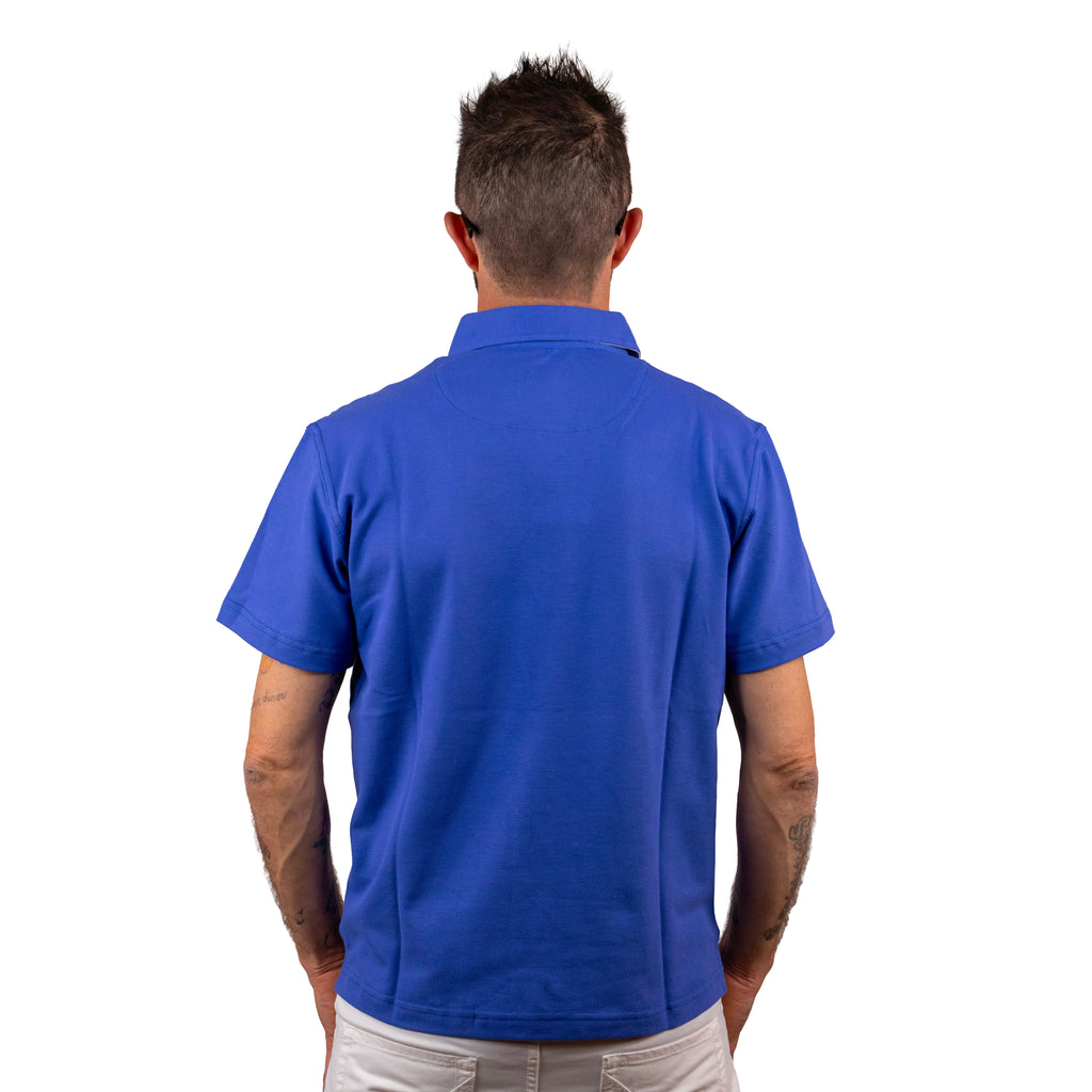 Maglia con colletto a camicia