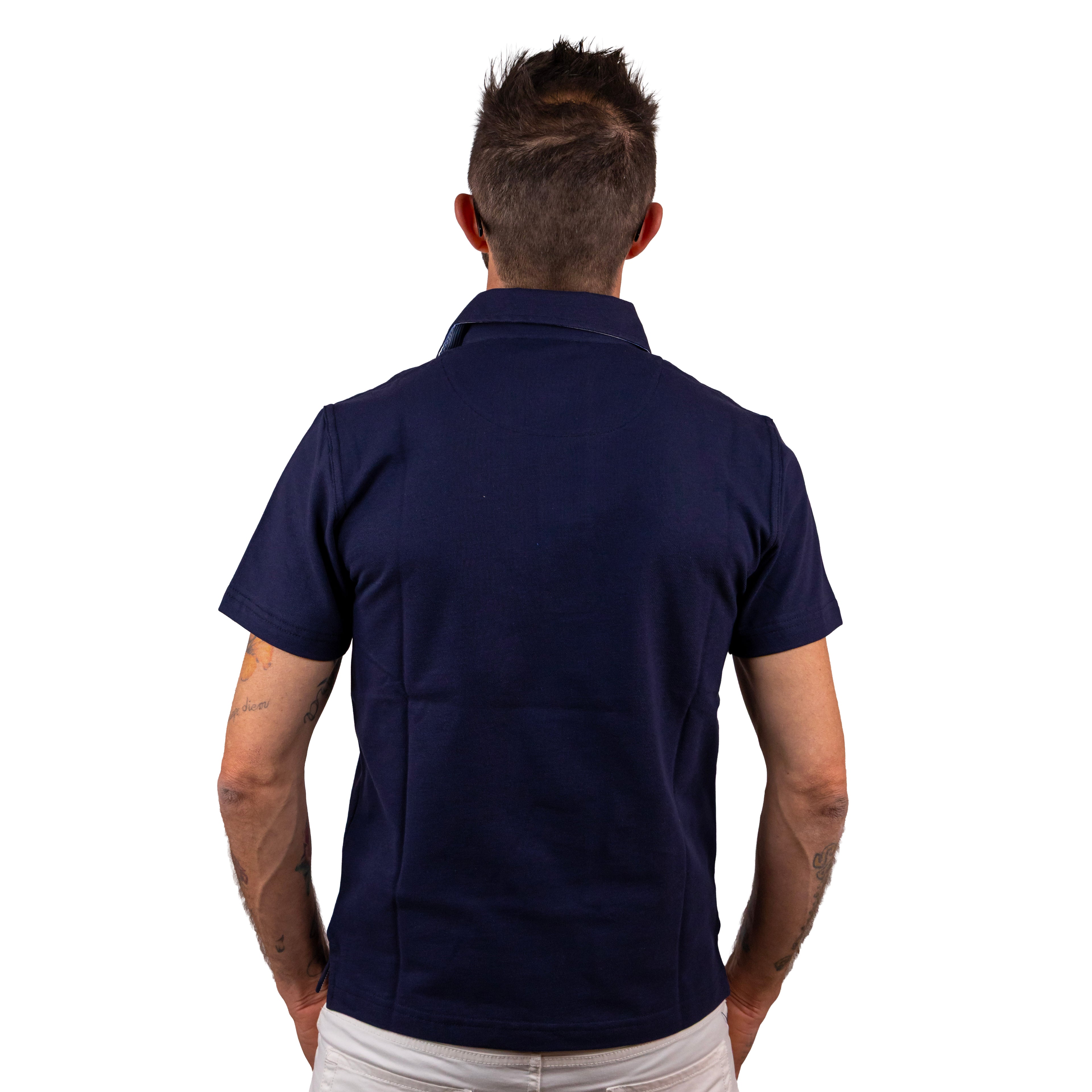 Maglia con colletto a camicia