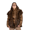 Piumino Gilet Pelliccia