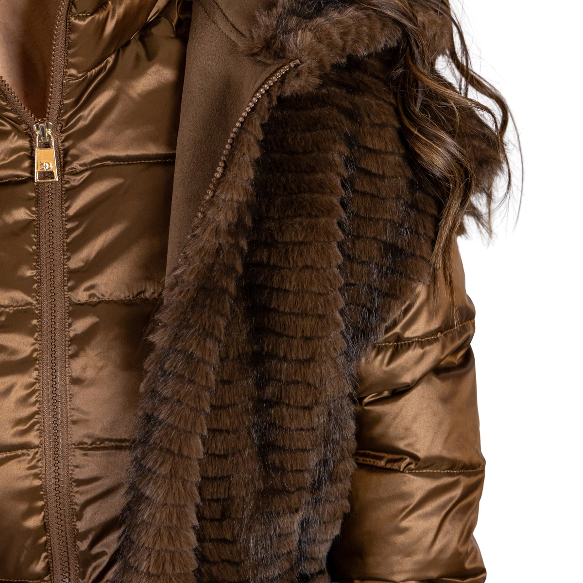 Piumino Gilet Pelliccia