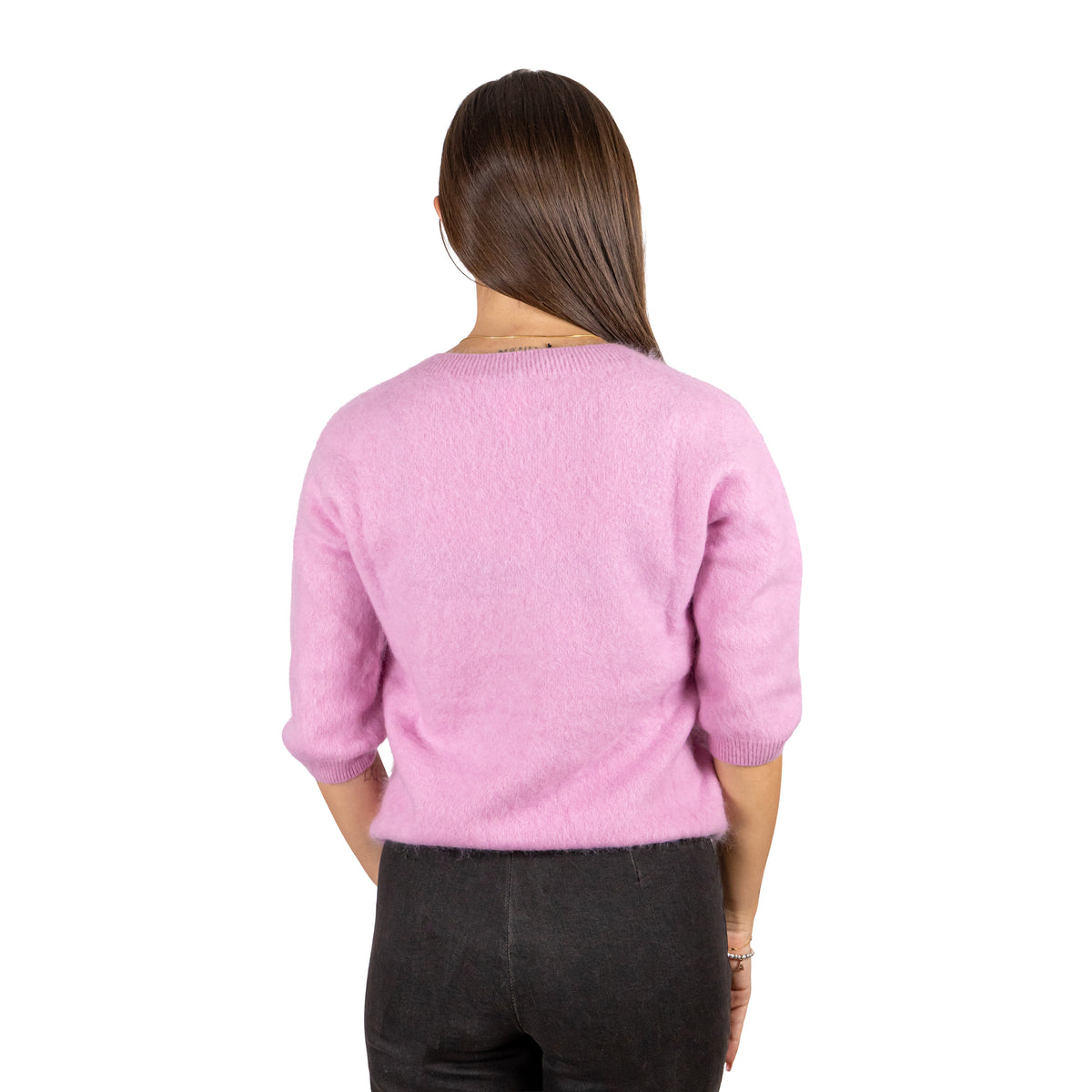 Girocollo Manica 3/4 in Brush e Volume