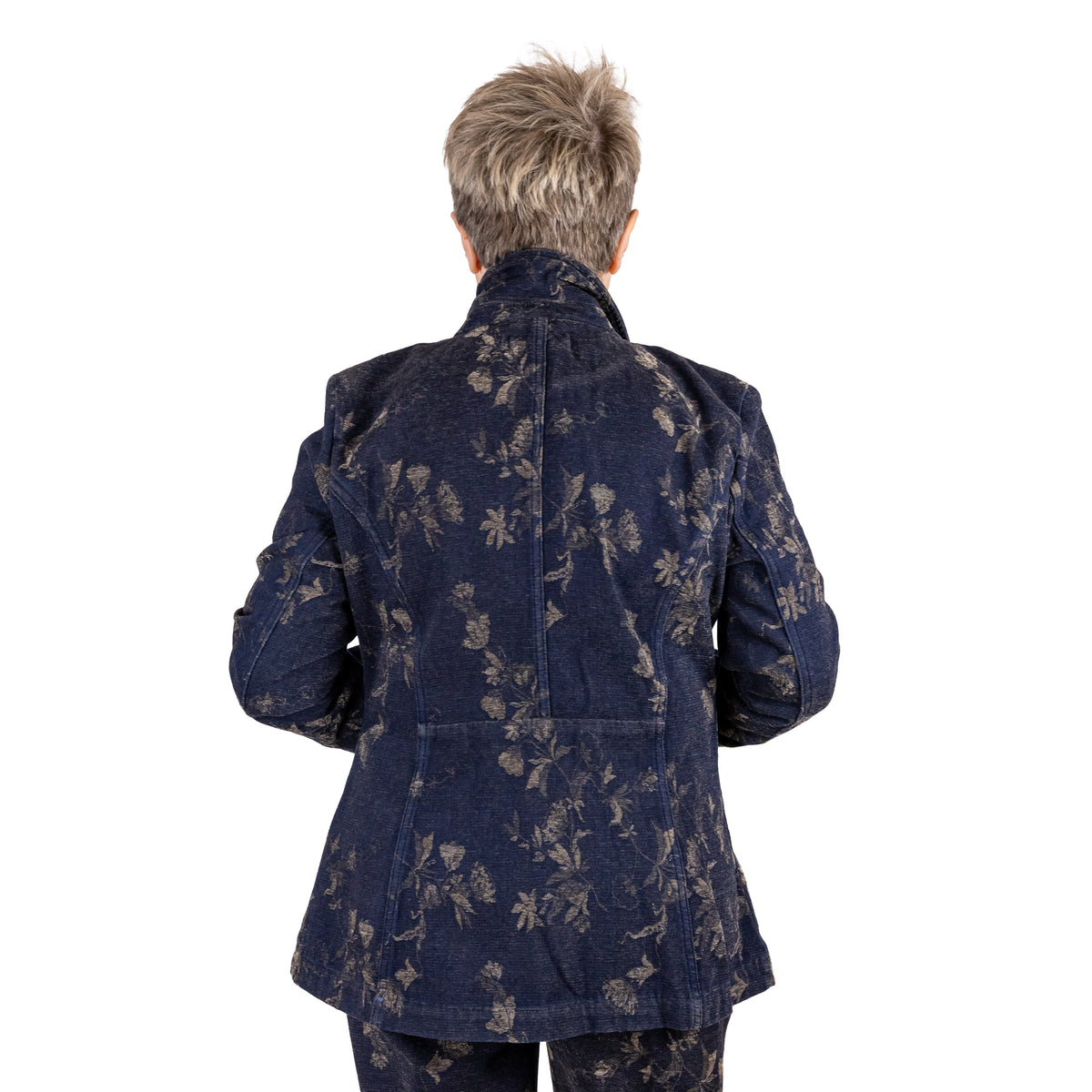 Giacca in Jeans Damascata