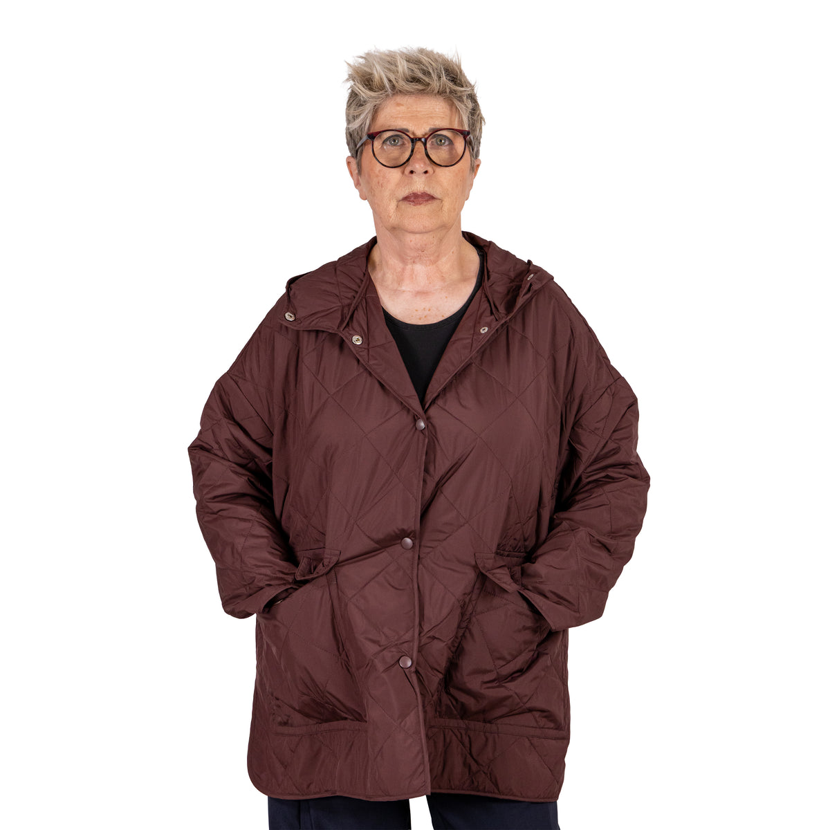 Parka con Tasche e Cappuccio
